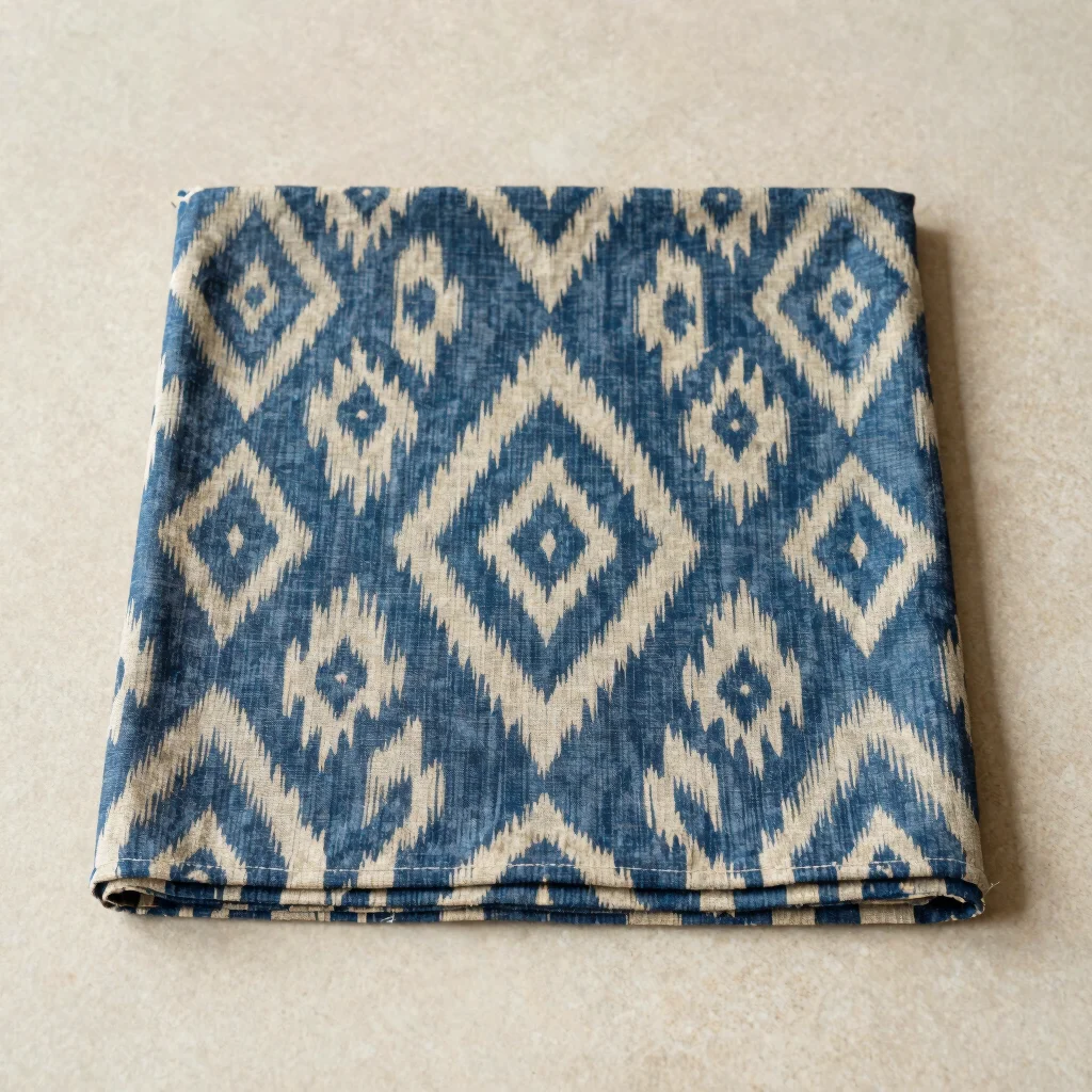 Indigo Ikat Cotton
